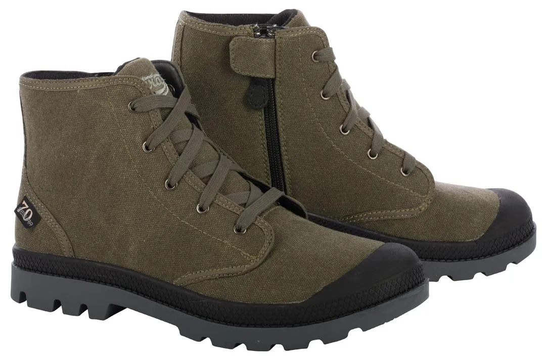 Chaussures Segura Katoomba kaki, chaussure moto homme