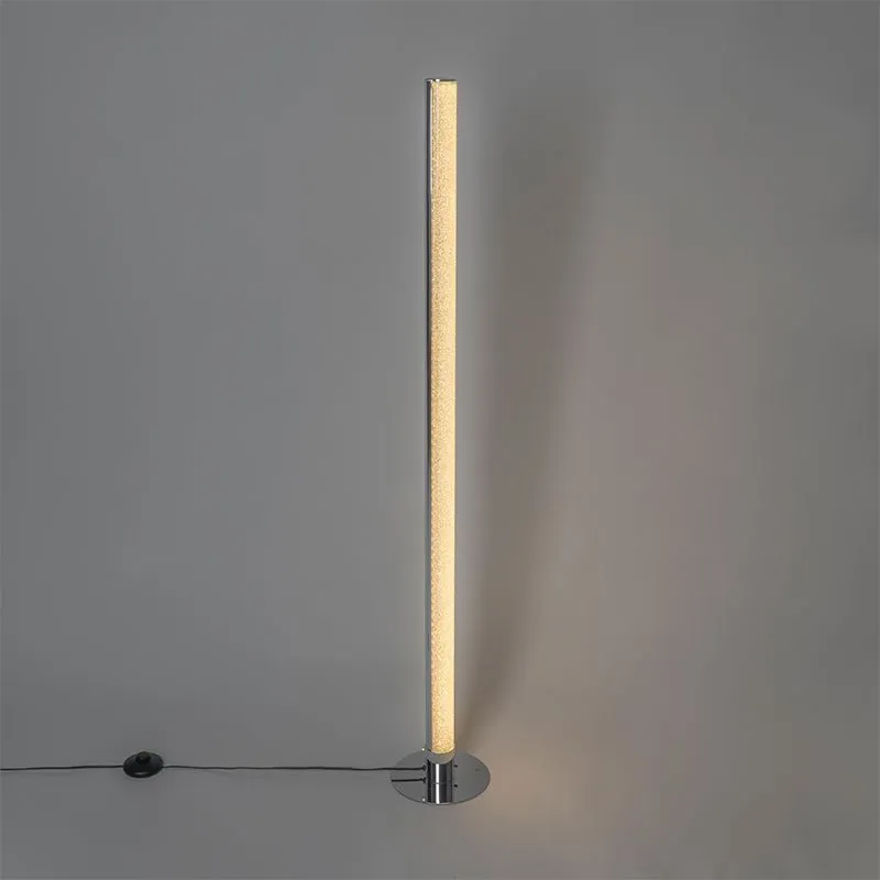 Lampadaire en acier avec variateur avec télécommande - Hadisq