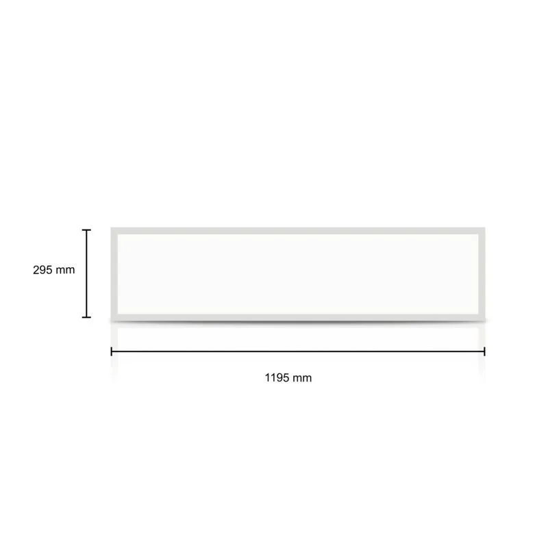 LED paneel 30x120 - 40W - 2700K/4000K/6500K - UGR<22 - back-lit