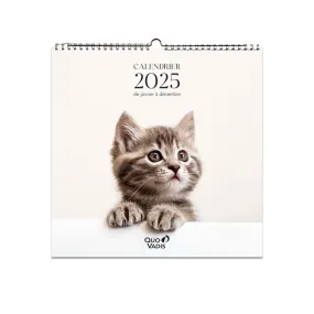 Quo Vadis - Calendrier à feuilles Animaux - 30 x 30 cm