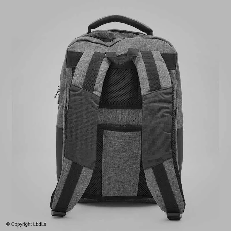 Sac à dos ordinateur business gris et noir