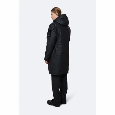 Veste d'Hiver RAINS Glacial Coat Black